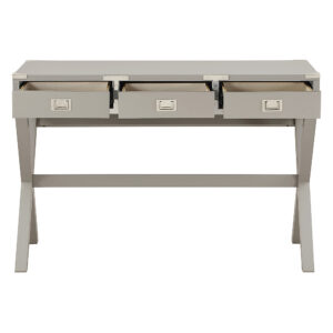 OSP Home Furnishings – Wellington 46″ Desk with Power – Grey