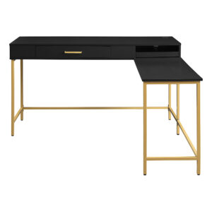 OSP Home Furnishings – Modern Life Desk in – Black