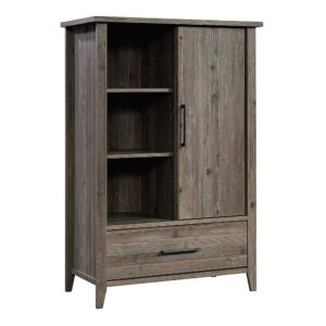 Sauder – Summit Station Wardrobe Armoire – Pebble Pine