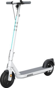 OKAI – Neon Lite Foldable Electric Scooter w/ 18.6 Miles Max Operating Range  15.5 mph Max Speed – White