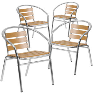 Alamont Home – Lila Patio Chair (set of 4) – Aluminum