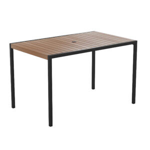 Alamont Home – Lark Modern Patio Table – Teak