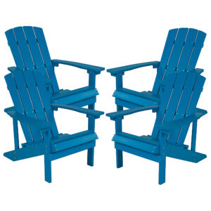 Alamont Home – Charlestown Adirondack Chair (set of 4) – Blue