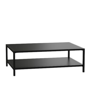 Alamont Home – Brock Contemporary Patio Coffee Table – Black