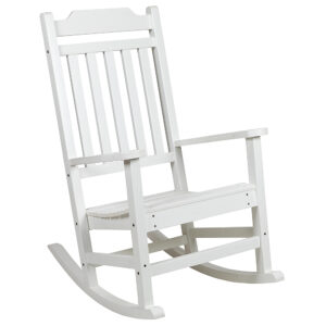 Alamont Home – Winston Rocking Patio Chair – White