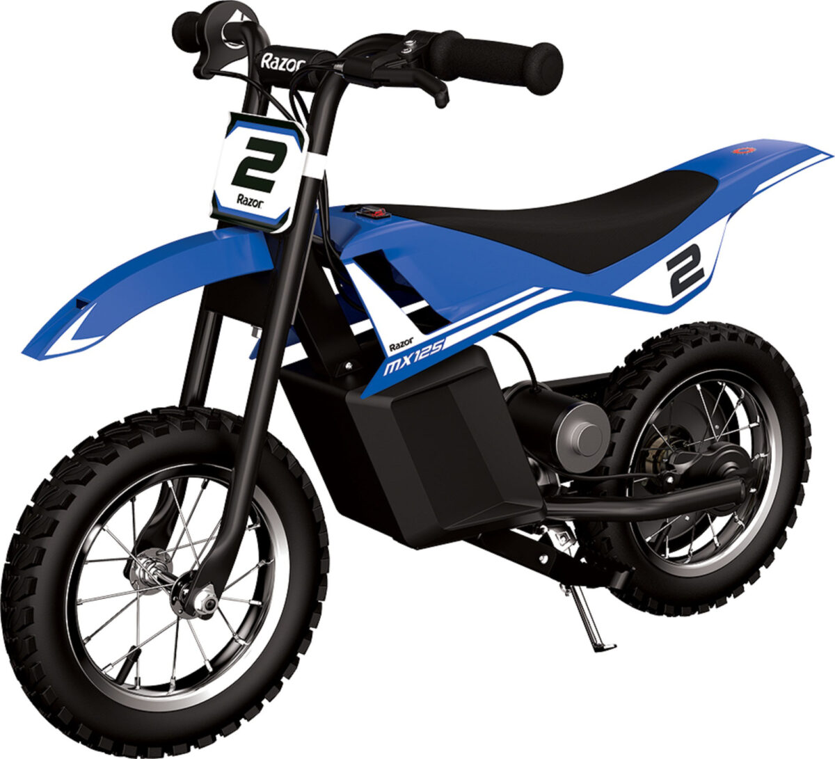 Razor - MX125 Dirt Rocket eBike w/ 5.3 Miles Max Operating Range and 8 mph Max Speed - Blue