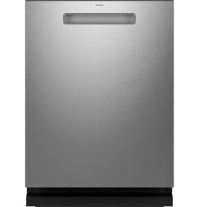 GE Profile – 24″ Top Control Dishwasher with Microban Antimicrobial Protection and Sanitize Cycle – Stainless Steel