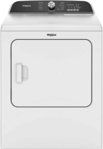 Whirlpool – 7.0 Cu. Ft. Electric Dryer with Moisture Sensor – White