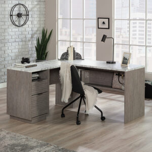 Sauder – East Rock L-Desk Ao A2 – Ashen Oak