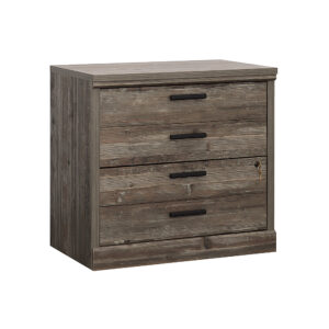 Sauder – Aspen Post 2-Drawer Lateral File Cabinet – Pebble Pine