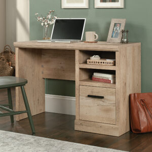 Sauder – Aspen Post Single Ped Desk Pmo – Prime Oak