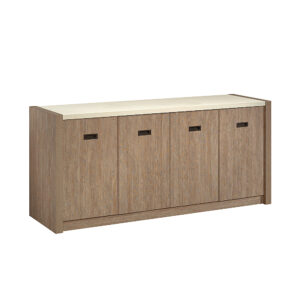 Sauder – Dixon City Office Storage File Credenza – Brushed Oak