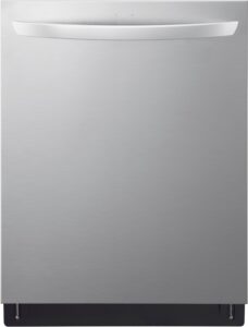 LG – 24″ Top Control Smart Built-in Stainless Steel Tub Dishwasher with 3rd Rack QuadWash Pro and 46dBA – Stainless Steel