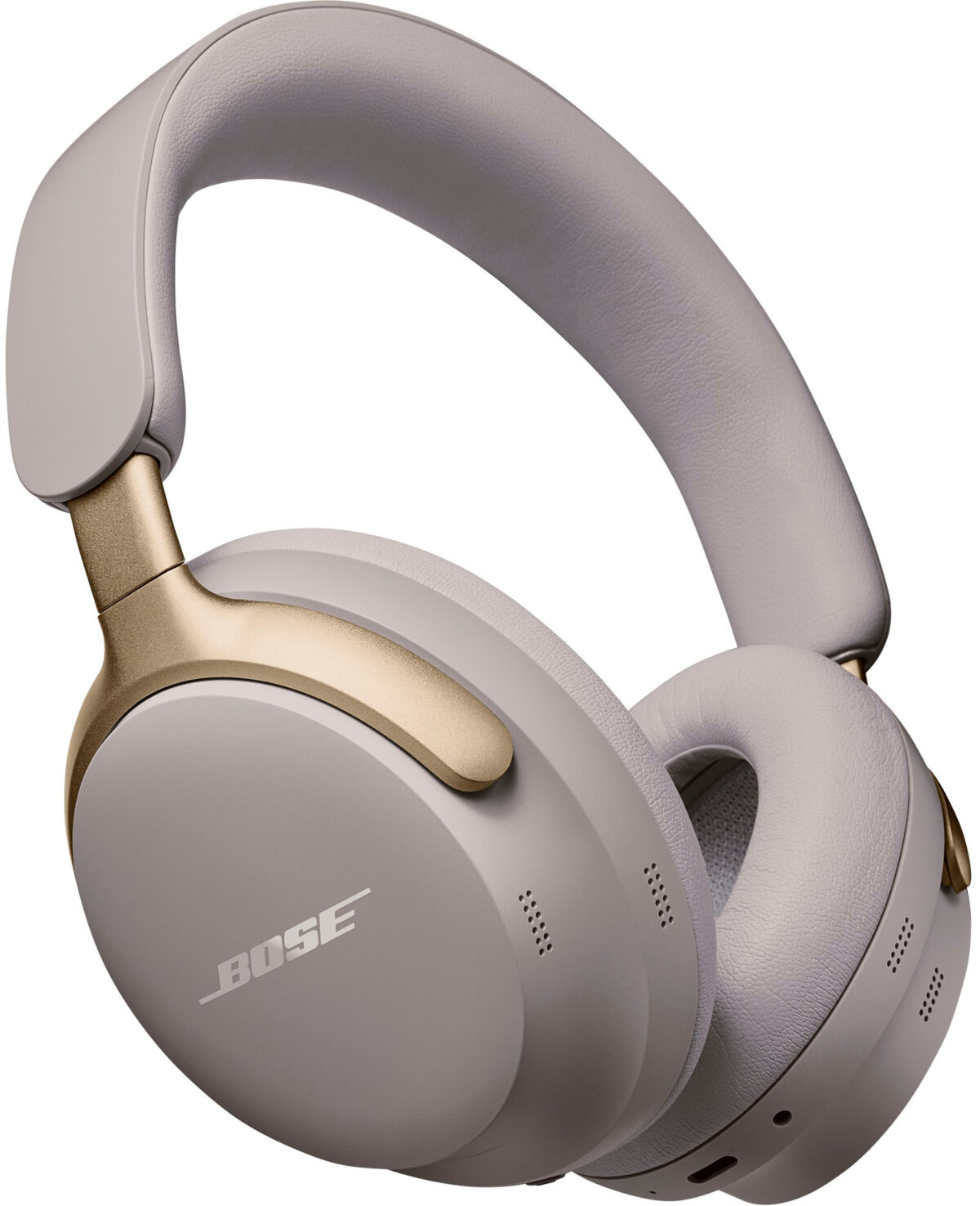 Bose - QuietComfort Ultra Wireless Noise Cancelling Over-the-Ear Headphones - Sandstone