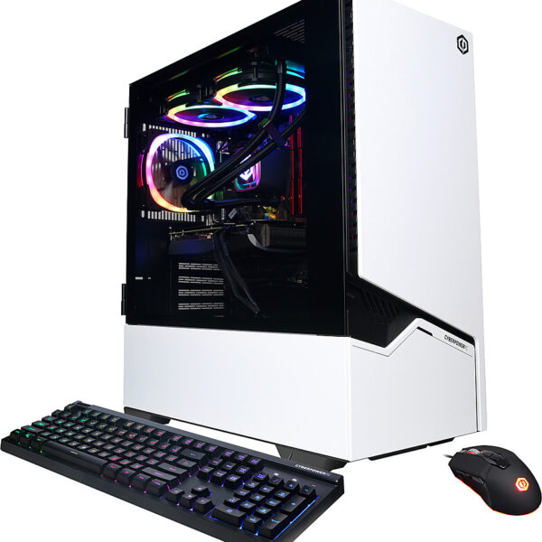 CyberPowerPC - Gamer Supreme Gaming Desktop - AMD Ryzen 7 7800X3D - 32GB Memory - NVIDIA GeForce RTX 4070 SUPER 12GB - 1TB SSD - White