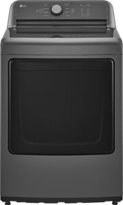 LG – 7.3 Cu. Ft. Gas Dryer with Sensor Dry – Monochrome Grey