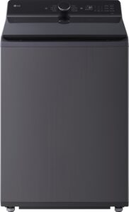 LG – 5.3 Cu. Ft. High Efficiency Smart Top Load Washer with TurboWash3D Technology – Matte Black