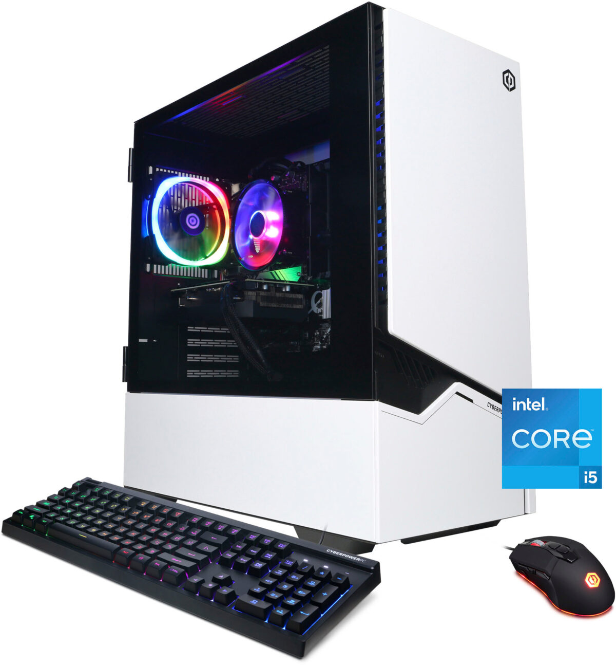 CyberPowerPC - Gamer Xtreme Gaming Desktop - Intel Core i5-13400F - 16GB Memory - NVIDIA GeForce RTX 3050 6GB - 1TB SSD - White