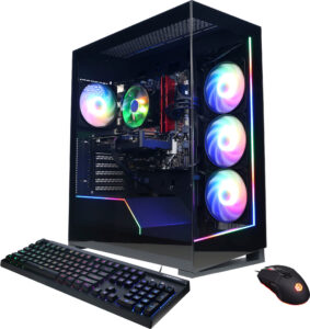 CyberPowerPC – Gamer Master Gaming Desktop – AMD Ryzen 5 5500 – 16GB Memory – AMD Radeon RX 6500 XT 4GB – 1TB SSD – Black