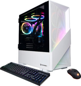 CyberPowerPC – Gamer Supreme Gaming Desktop – AMD Ryzen 7 7800X3D – 32GB Memory – NVIDIA GeForce RTX 4070 SUPER 12GB – 2TB SSD – White