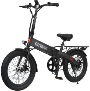 GoTrax – Z4 LITE Folding eBike w/ 25 mile Max Operating Range and 20 MPH Max Speed – Black