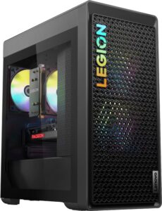 Lenovo – Legion Tower 5 Gaming Desktop – AMD Ryzen 7 7700 – 16GB Memory – AMD Radeon RX 7600 – 1TB SSD – Storm Gray