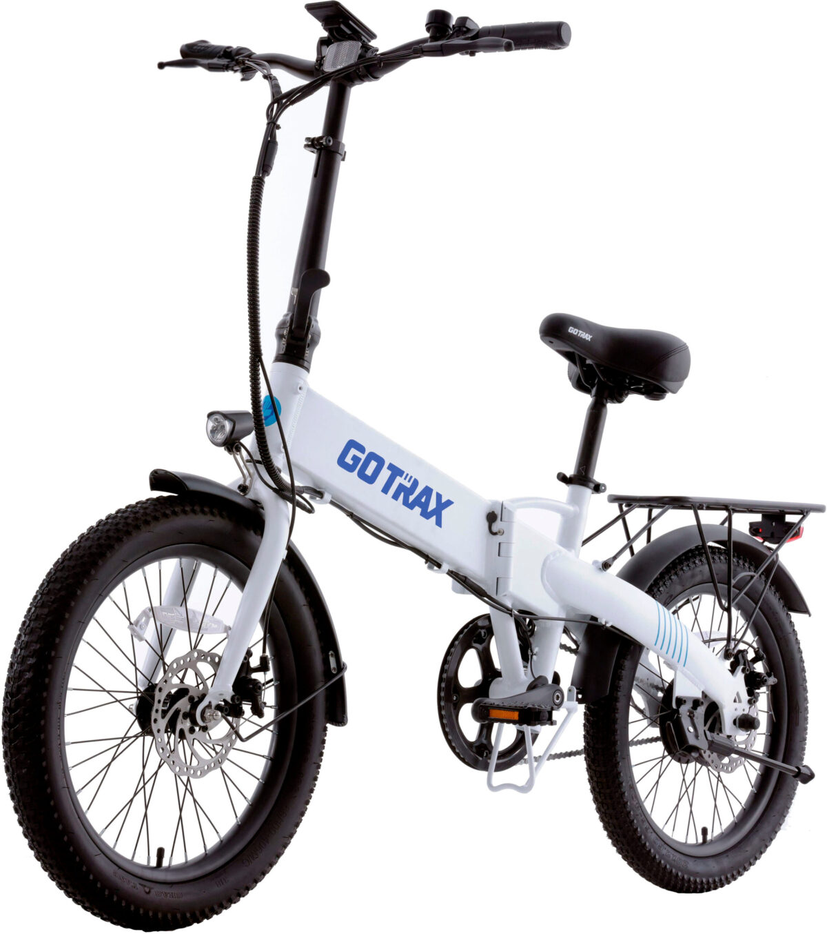 GoTrax - Z4 LITE Folding eBike w/ 25 mile Max Operating Range and 20 MPH Max Speed - White