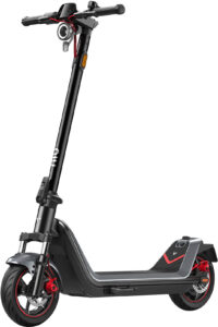 NIU – KQi 300X Foldable Electric Kick Scooter W/ 37 mi Max Range  23.7 mph Max Speed – Space Grey