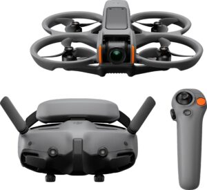 DJI – Avata 2 Fly More Combo Drone (Single Battery) – Gray