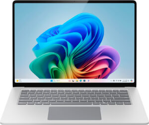 Microsoft – Surface Laptop – Copilot+ PC – 15″ Touch-Screen – Snapdragon X Elite – 16GB Memory – 256GB SSD (7th Edition) – Platinum