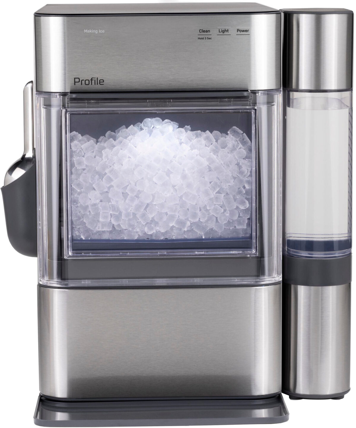 GE Profile - Opal 2.0 Ultra Nugget Ice Maker with Side Tank - Stainless Steel