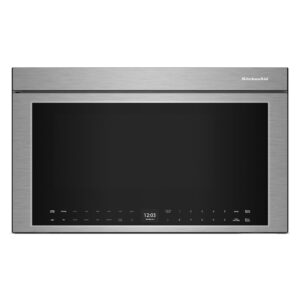 KitchenAid – 1.1 Cu. Ft. Convection Flush Built-In Over-the-Range Microwave with Air Fry Mode – Stainless Steel