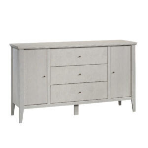 Sauder – Larkin 2-Door 3-Drawer Ledge Dresser – Glacier Oak