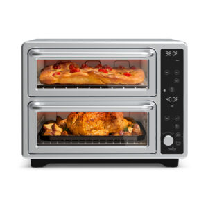 Bella Pro Series – DoubleUp Oven with Probe Thermometer – Stainless Steel