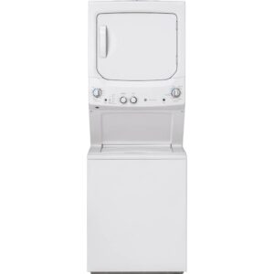 GE – 3.8 Cu. Ft. Top Load Washer and 5.9 Cu. Ft. Electric Dryer Laundry Center – White