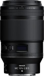 Nikon – NIKKOR Z MC 105mm f/2.8 VR S Macro Lens for Z Series Mirrorless Cameras – Black