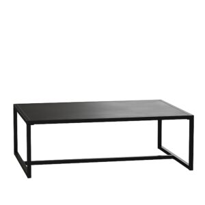 Alamont Home – Brock Contemporary Patio Coffee Table – Black