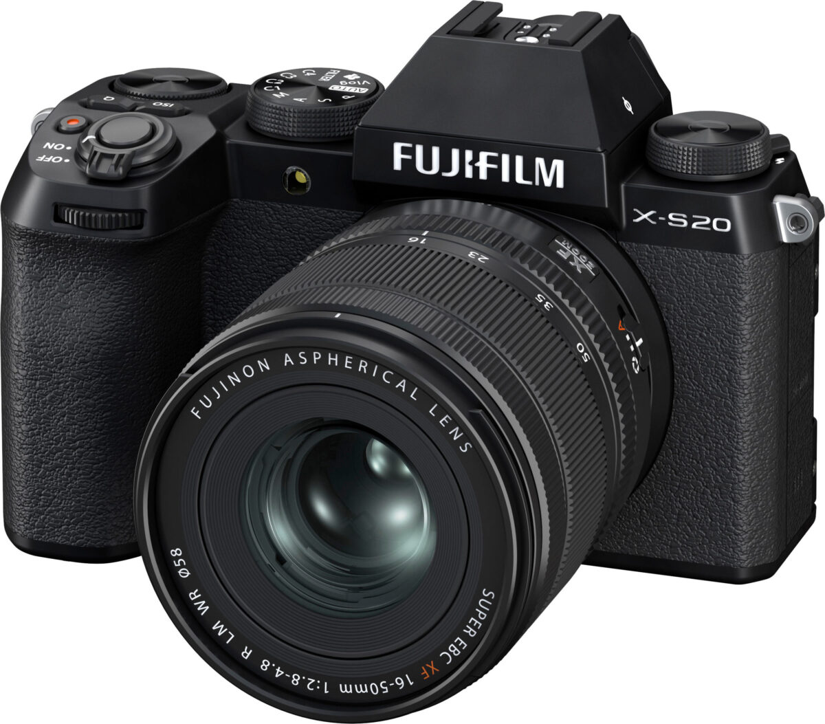 Fujifilm - X-S20 Mirrorless Camera with XF16-50mmF2.8-4.8 R LM WR Lens - Black