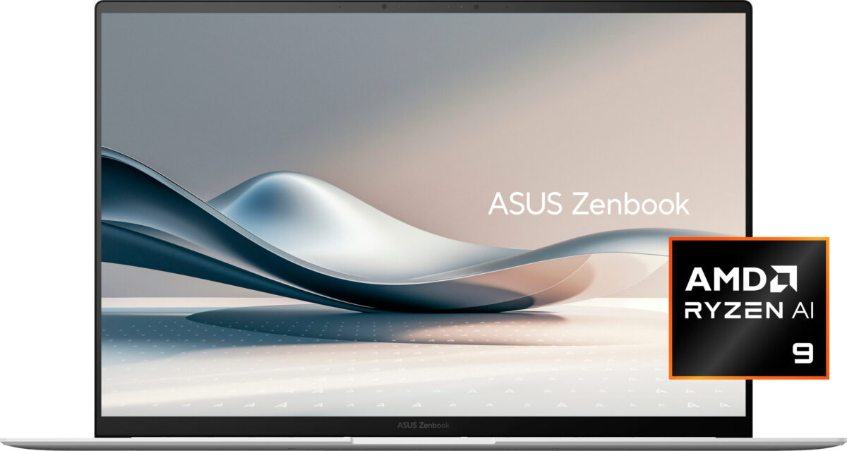 ASUS - Zenbook S 16 16 3K OLED Touch Screen Laptop AMD Ryzen AI 9 365 - 24GB Memory - 1TB SSD - Scandinavian White