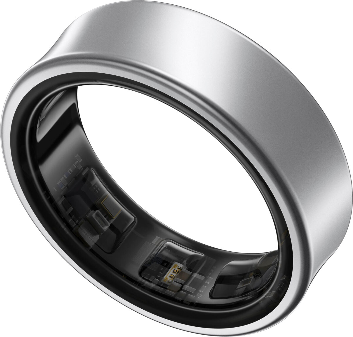 Samsung - Galaxy Ring Size Before You Buy Size 5 - Titanium Silver