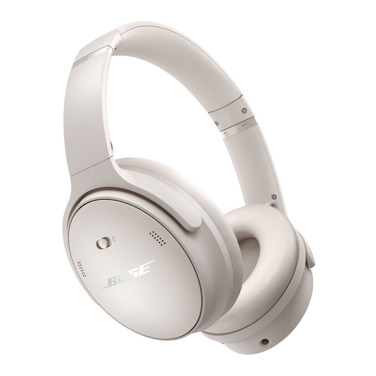 Bose - QuietComfort Wireless Noise Cancelling Over-the-Ear Headphones - White Smoke