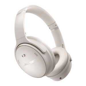 Bose – QuietComfort Wireless Noise Cancelling Over-the-Ear Headphones – White Smoke