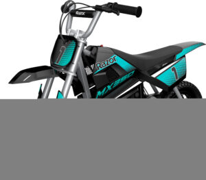 Razor – Dirt Rocket MX350 w/ 7 miles Max Operating Range and 14 mph Max Speed – Small – Teal/Black