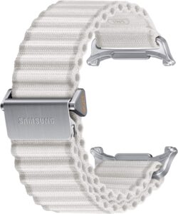 Samsung – Galaxy Watch Ultra Trail Band – White Sand