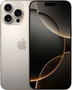 Apple – iPhone 16 Pro Max 1TB – Apple Intelligence – Natural Titanium (Unlocked)