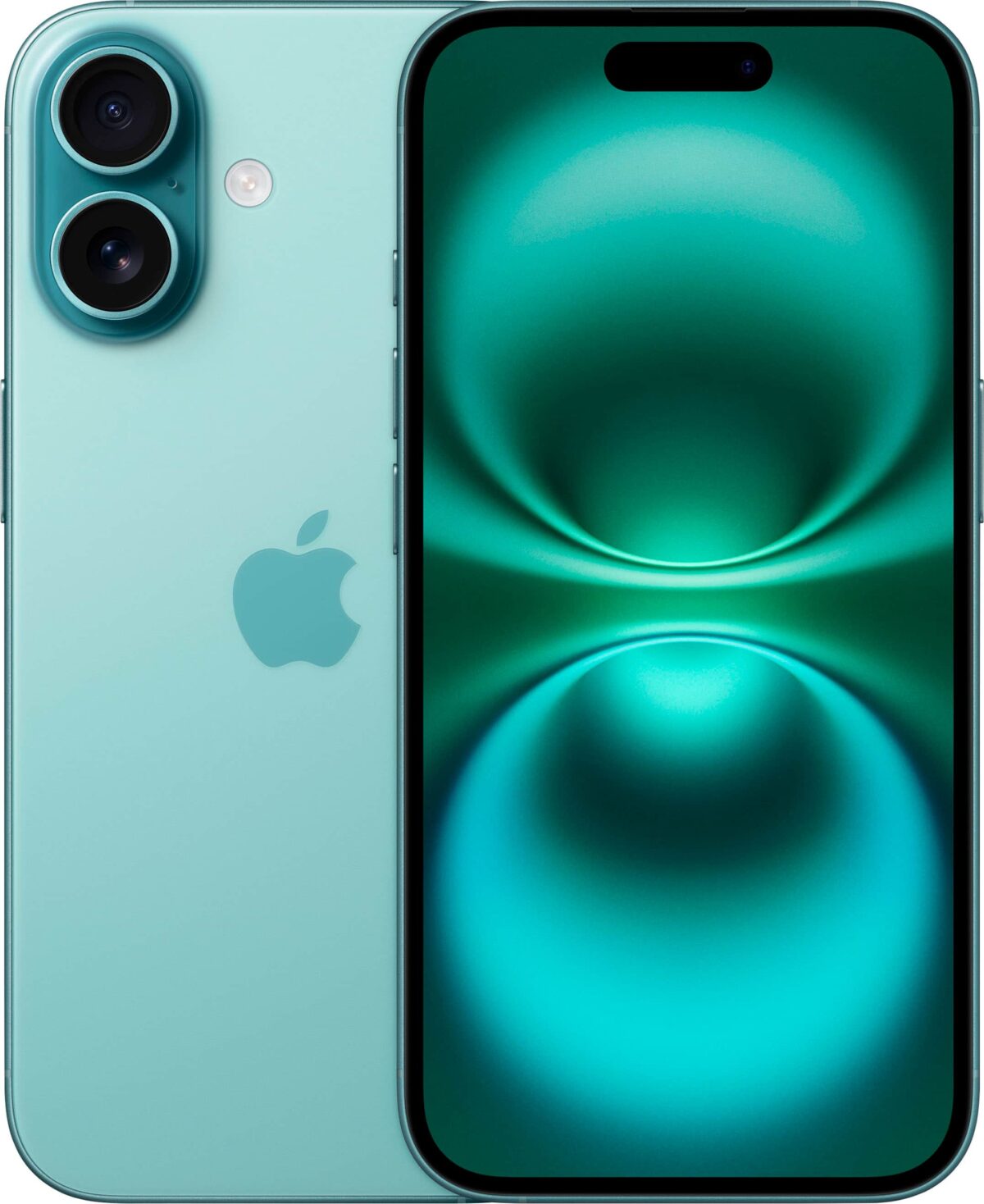 Apple - iPhone 16 128GB with Apple Intelligence - Teal (Unlocked)