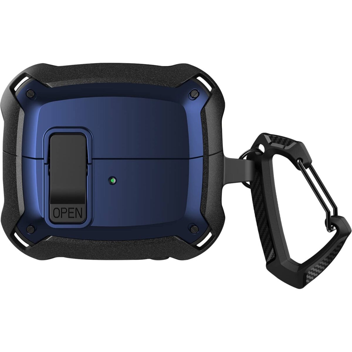 SaharaCase - Raider Series Heavy Duty-Case for Samsung Galaxy Buds3 and Buds3 Pro Headphones - Midnight Blue