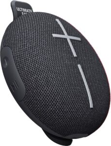 Ultimate Ears – MINIROLL Ultra-Portable Waterproof Bluetooth Speaker with 131 ft Range – Gentle Black