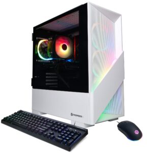 CyberPowerPC – Gamer Master Gaming Desktop – AMD Ryzen 7 9700X – 16GB Memory – NVIDIA GeForce RTX 4060 Ti 8GB – 2TB SSD – White