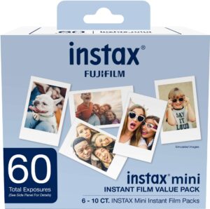 Fujifilm – instax mini Instant Film Value Pack – White